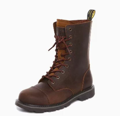 Outdoor Motorcycle Riding High Barrel Martin Boots - Hiccupzz