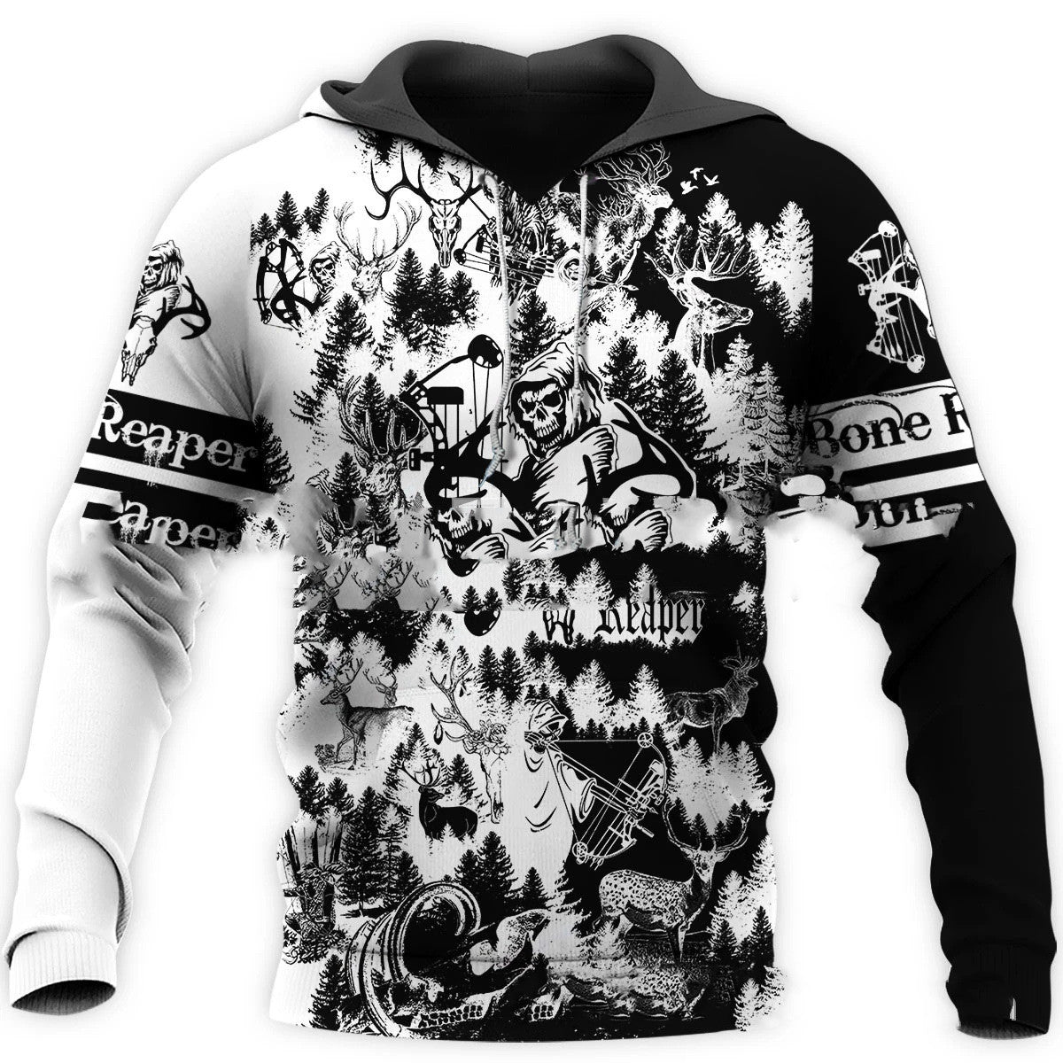 3d Deer Sheep Print Sweatshirt Hoodie Digital