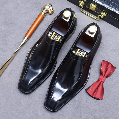 Business Formal Wear Shoes Cowhide Men's Office Shoes - Hiccupzz