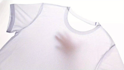 3-Pack Men's Quick-Dry Short Sleeve Shirts - Stretch Crew Neck Undershirts for Fitness Training - Hiccupzz