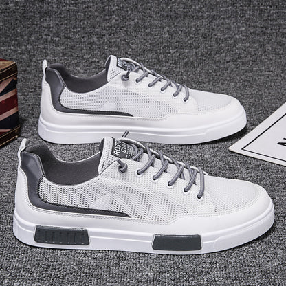 Men's Shoes Summer Breathable Mesh Thin Hollow Sports Casual Shoes - Hiccupzz