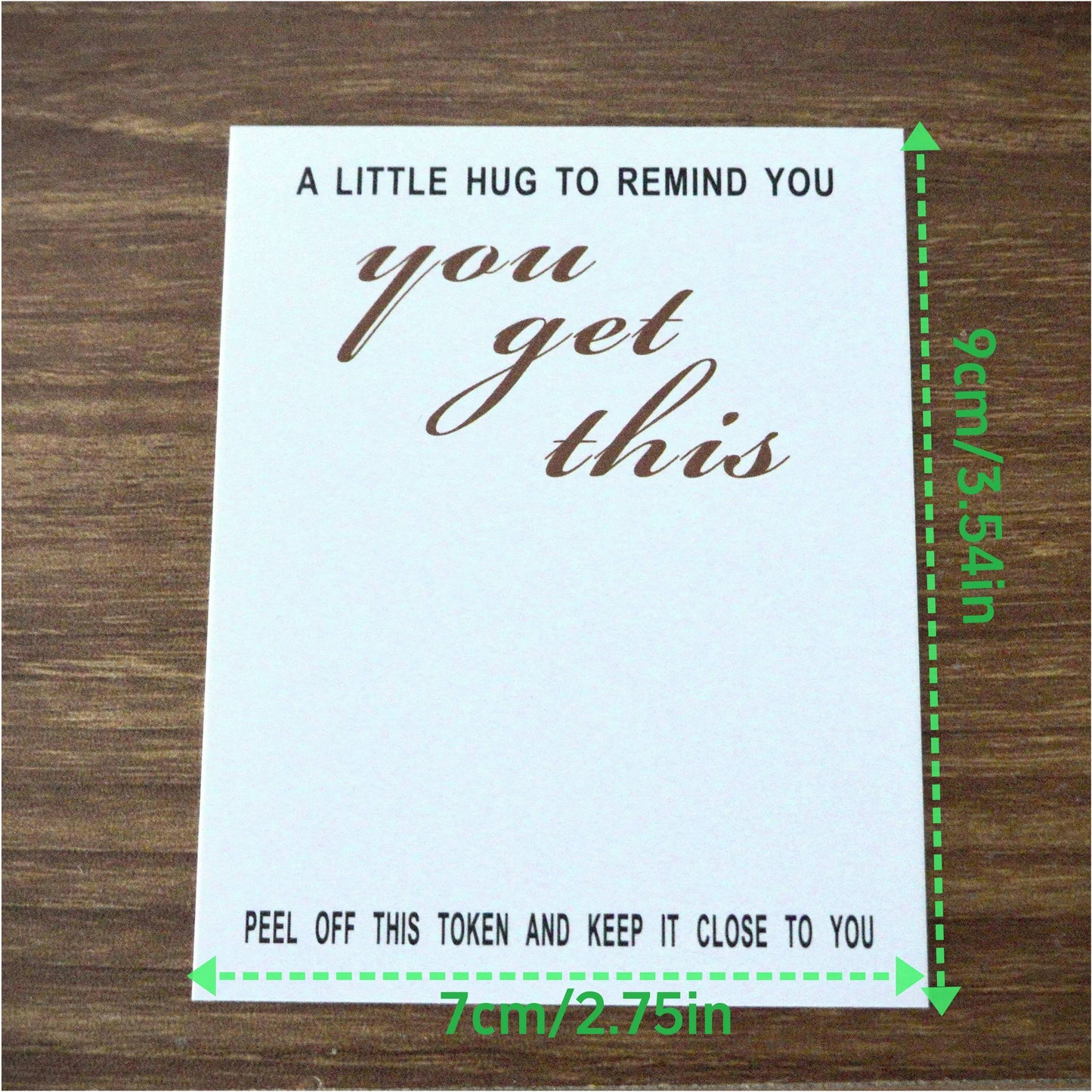 11pcs Pocket Hug Greeting Cards with Envelopes – Ideal for Business, Personal, and Special Occasions, Includes Note Space for Gratitude