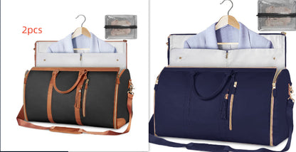 Large-Capacity Waterproof Travel Duffle Bag for Women – Foldable Clothes Tote