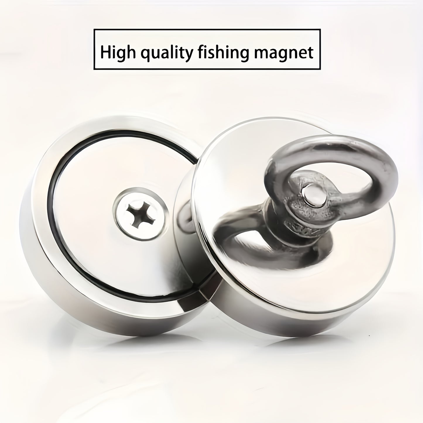 Ultra-Powerful Neodymium Magnet for Heavy-Duty Fishing - Ideal for River Salvage, Indoor & Outdoor Use