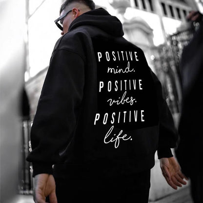 Autumn and Winter Fashion English Letter Printed Hoodie  Cot