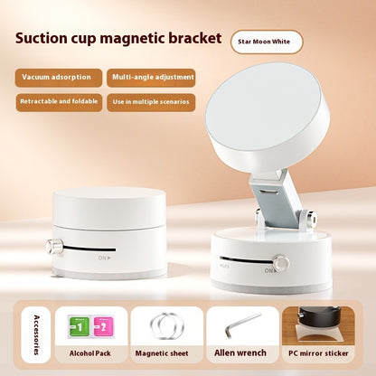 Foldable Magnetic Car Mount with Strong Suction Cup – Hands-Free Smartphone Holder