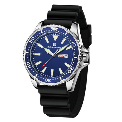 New Men's Personality Calendar Watch Fashion Quartz - Hiccupzz
