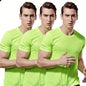 3-Pack Men's Quick-Dry Short Sleeve Shirts - Stretch Crew Neck Undershirts for Fitness Training - Hiccupzz