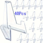 Acrylic Easel Stands: Clear Mini Coin Display Holders (2/5/10/20/40 pcs) for Air-Tite Coins, Pocket Watches, Capsules, and Medals (2.16 Inch Tall) - Hiccupzz