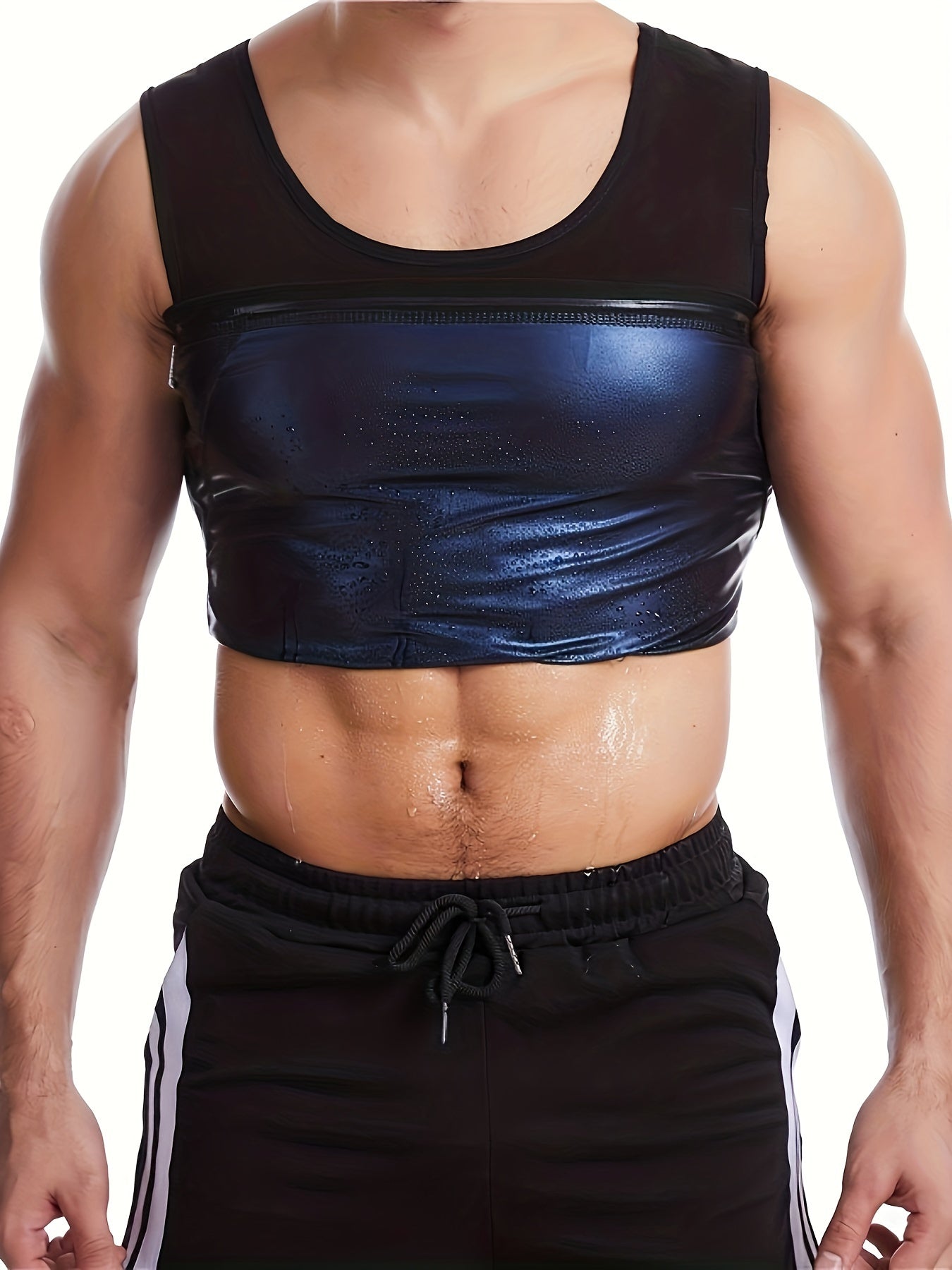 Unisex Compression Body Shaper Top - Slimming Chest & Abdomen Vest