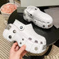 Ins Closed Toe Hole Shoes Platform Height Increasing Sandals - Hiccupzz