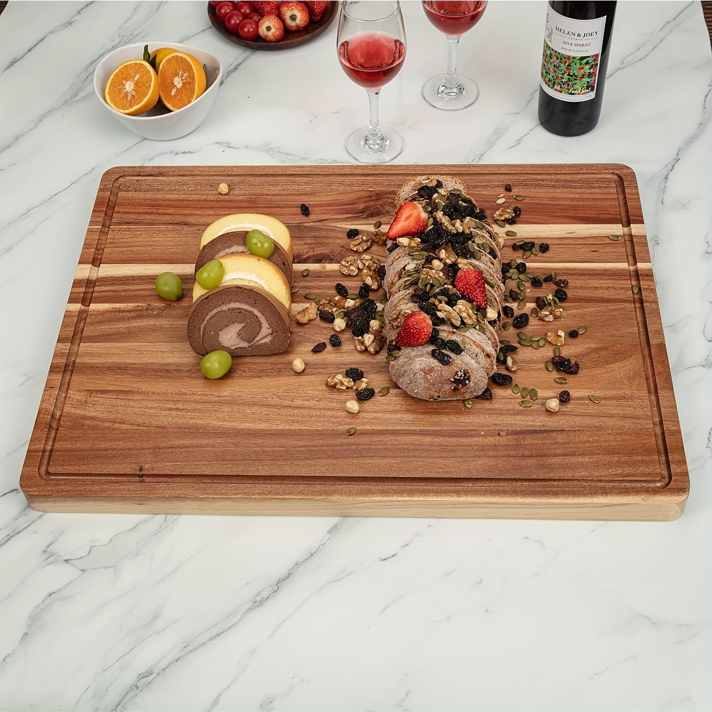 Acacia Cutting Board for Kitchen, XXL Extra Large