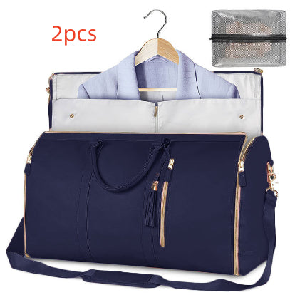 Large-Capacity Waterproof Travel Duffle Bag for Women – Foldable Clothes Tote