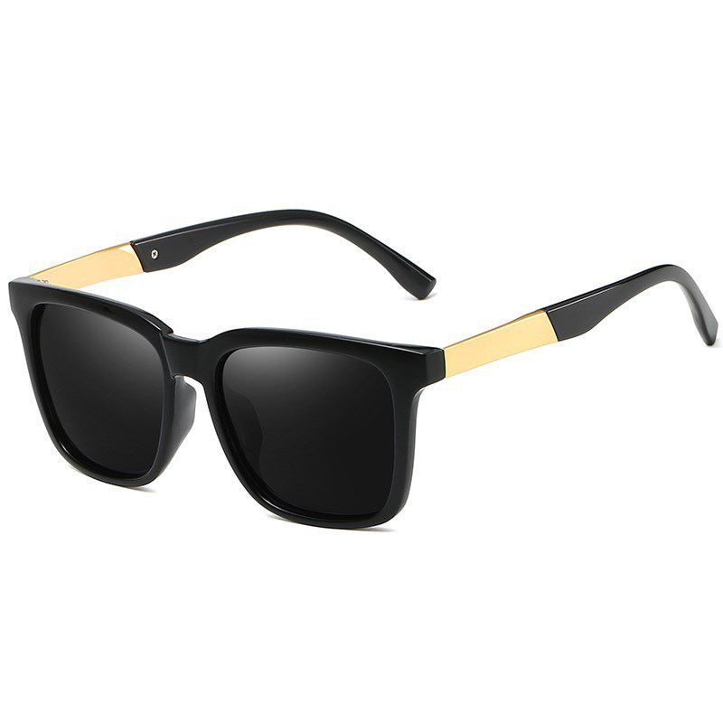 Men's retro square sunglasses