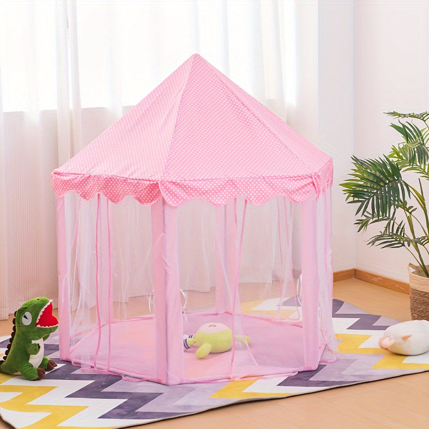 1 Pc Youngsters' Indoor Play Tent - Durable Polyester & PVC, Perfect for Outdoor Fun