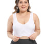 Breathable Plus Size Sports Bra with Pads - High Stretch and Seamless for Women - Hiccupzz