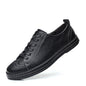 Men's Trendy Stitching Casual Lace Up Leather Shoes - Hiccupzz