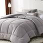 7-Piece Checkered Comforter Set – All-Season, Soft Microfiber-Available in Twin/Full/Queen/King Sizes - Hiccupzz