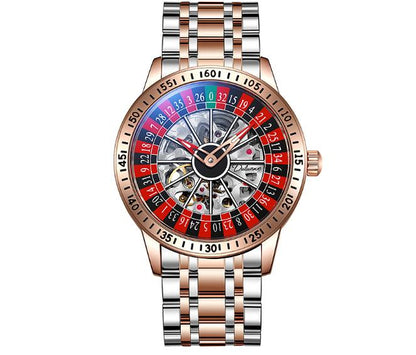 2024 Men's Automatic Mechanical Watch - Waterproof, Gaming Plate Design, Trendy & Personalized