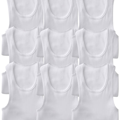 Men's Multi-Pack of Slim Fit Shallow Scoop Neck Undershirts - Hiccupzz