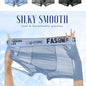 3-Pack Men's Ice Silk Breathable Mesh Boxer Briefs - Soft & Stretchy Comfy Underwear - Hiccupzz