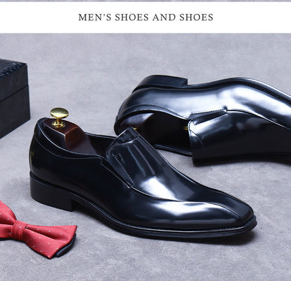 Business Formal Wear Shoes Cowhide Men's Office Shoes - Hiccupzz