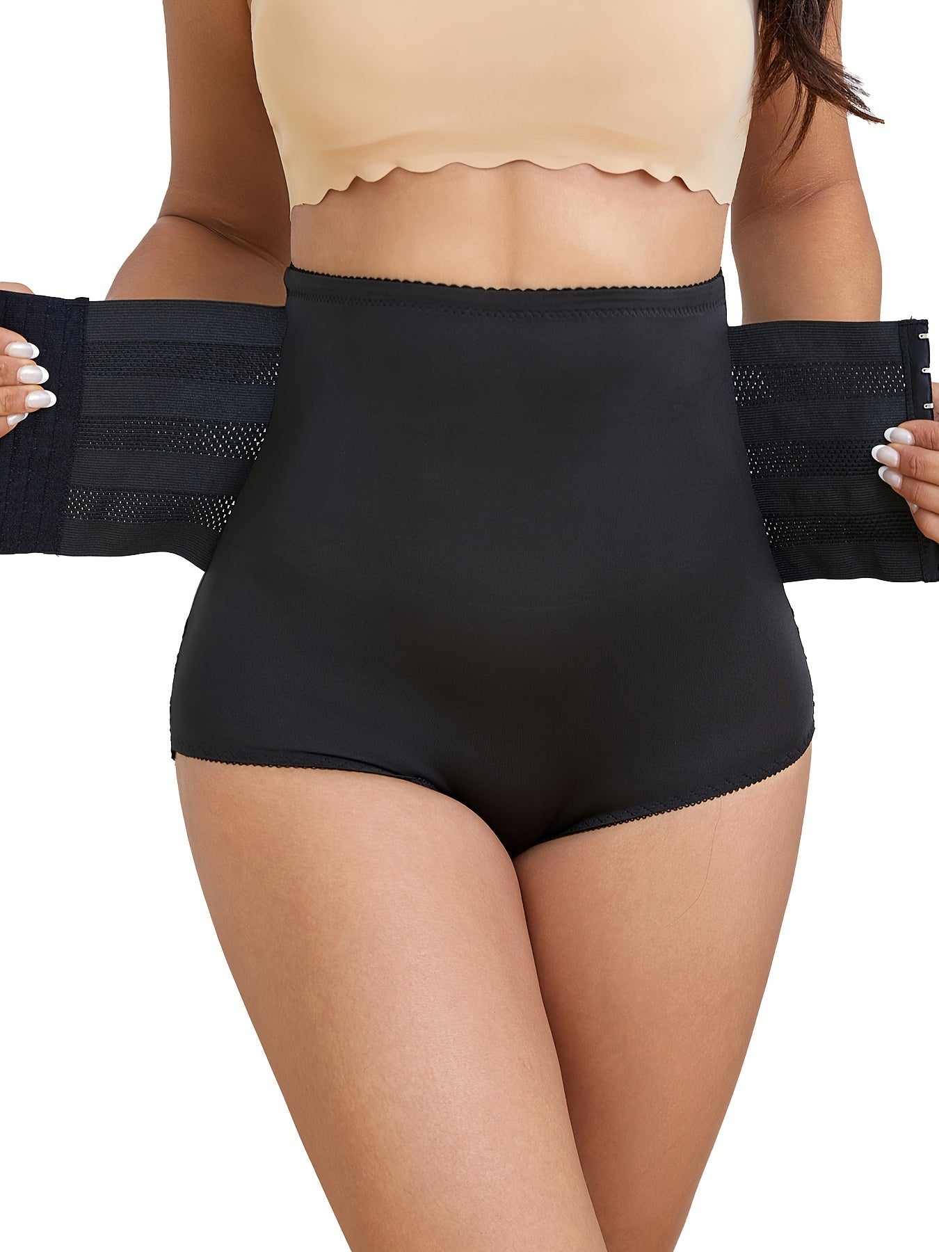 High Waist Tummy Control Shaping Panties for Women - Lifts and Shapes Buttocks, Compression Underwear and Shapewear