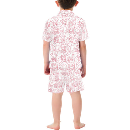 Little Boys' V-Neck Short Pajama Set (Sets 11)