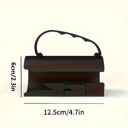 Festive Gift Wrapping Paper Roll Cutter with Handle - Easy Sliding Clamp Tool for Adults - Hiccupzz