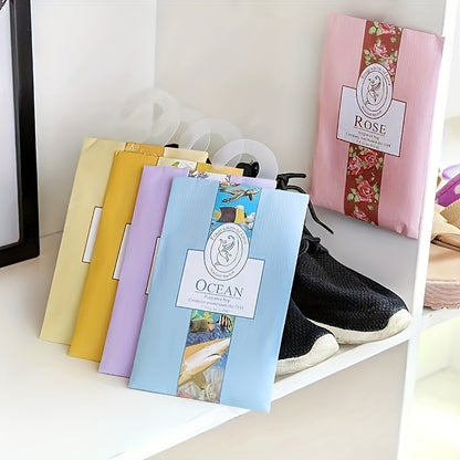 4pcs Lavender Fragrance Bag, Wardrobe Fragrance Bag, Long-lasting Flowy Fragrance, Small Fragrance Bag, Fresh Bedroom Room Decor - Hiccupzz