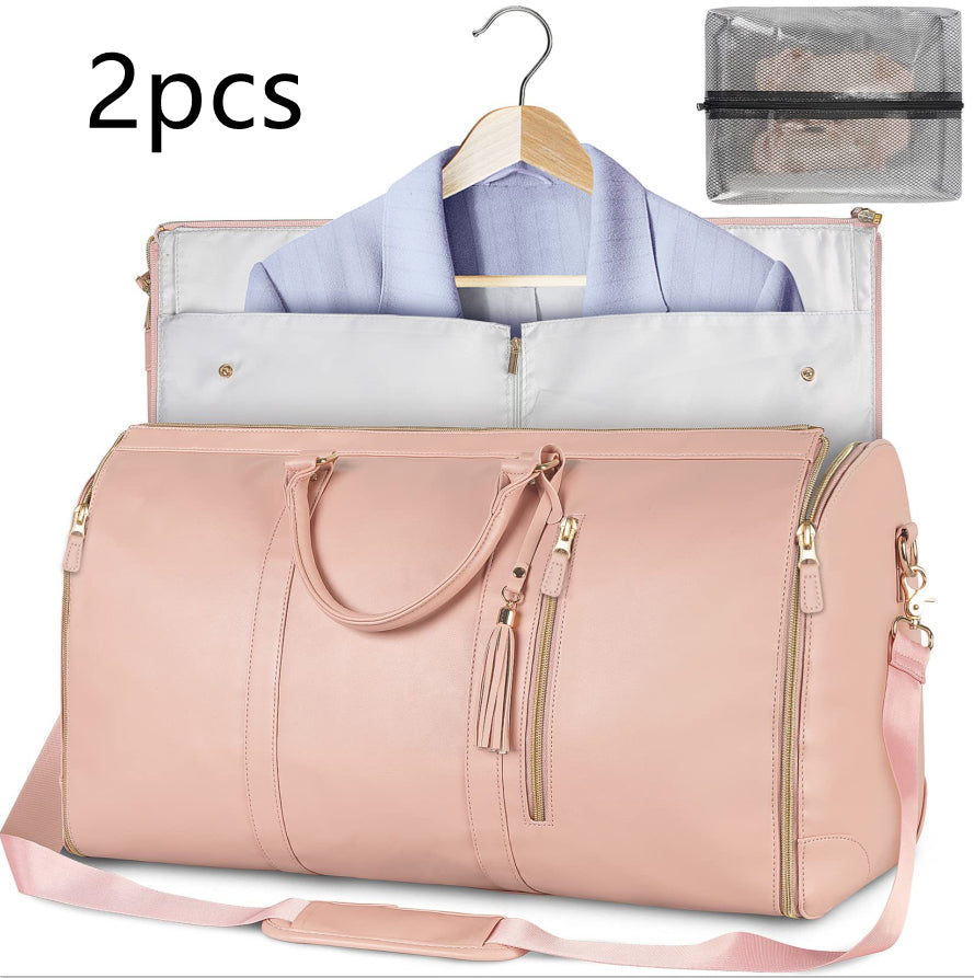Large-Capacity Waterproof Travel Duffle Bag for Women – Foldable Clothes Tote