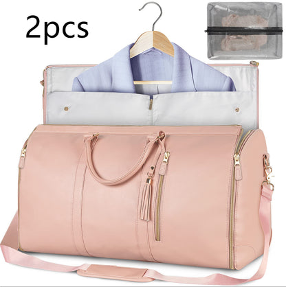 Large-Capacity Waterproof Travel Duffle Bag for Women – Foldable Clothes Tote