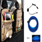 Luxury PU Leather Car Backseat Organizer with Foldable Table – Multi-Functional Car Seat Storage.