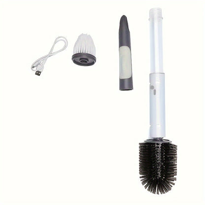 Cordless Electric Spin Scrubber with 2/5/6 Replaceable Brush Heads for Bathroom, Kitchen, and More - Hiccupzz