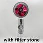 Shower Head Water flow 360 Degrees Rotating With Small Fan ABS Rain High Pressure Spray Nozzle Bathroom Accessories - Hiccupzz