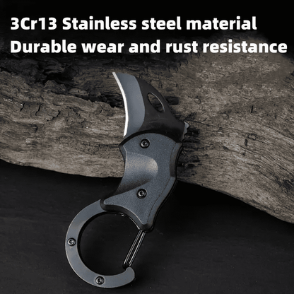 Mini Folding Knife Keychain - Portable, High Hardness, Multi-functional, Perfect for Backpack & Camping - Hiccupzz