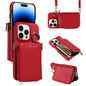 Leather Phone Case with Zipper Lanyard, Wallet, and Card Holder for iPhone (Multiple Models) - Anti-Drop and Convenient - Hiccupzz