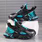 Boys' Casual Low-Top Running Shoes with Rotating Button, Comfy Non-Slip Sneakers for Outdoor Activities. - Hiccupzz