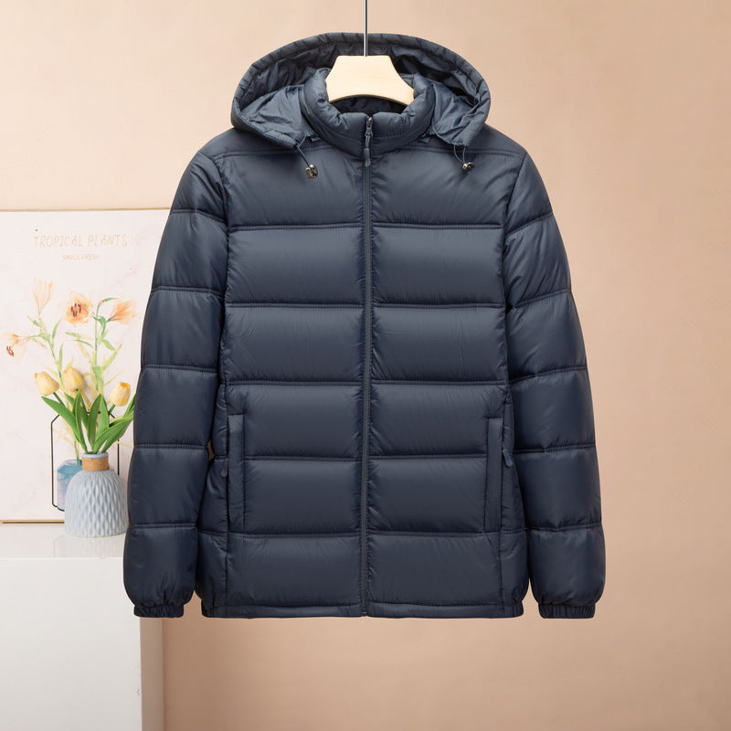 Men's Cotton-padded Coat Thickened Hooded Cotton-padded Jacket