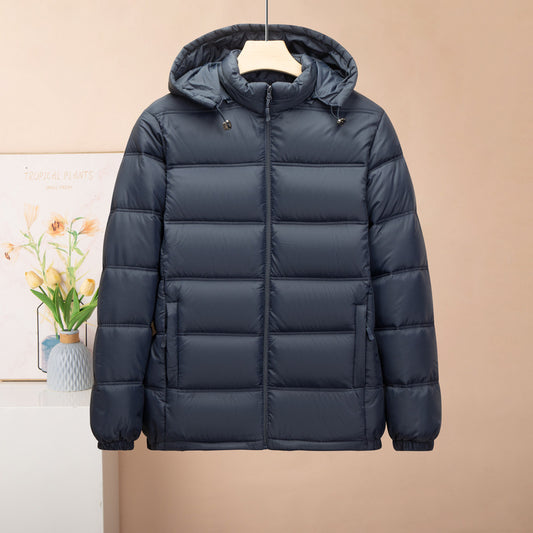 Men's Cotton-padded Coat Thickened Hooded Cotton-padded Jacket