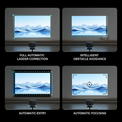 HD Blue Light Auto Focus Home Living Room Projector