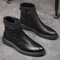 Chelsea Boots British Fashion Men's Shoes Plush And Warm - Hiccupzz