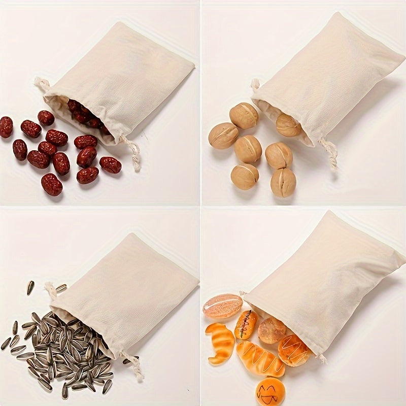 Canvas Drawstring Pouch: Versatile Storage for Jewelry, Party Favors, and Wedding Decorations