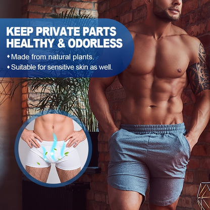 4-Pack Men's Deodorant Cream – Odor Control, Soothing, No-Wash Formula - Hiccupzz