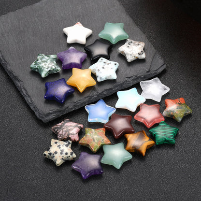 Star-Shaped Natural Stones: Cute 15mm Decorative Stones (1/3/5/7/10 pcs) for Indoor Ornaments and Garden Decorations - Hiccupzz