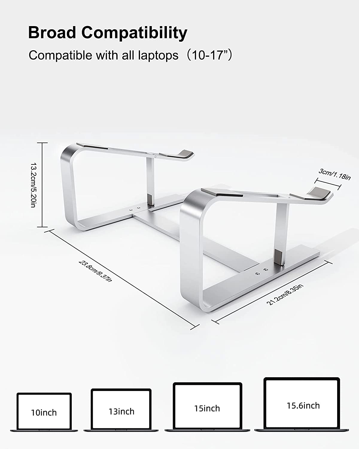 Computer Stand for Laptop, 10-17 Inch Laptops