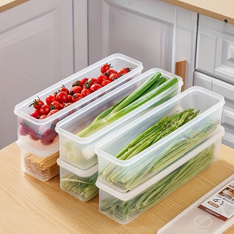 4-Pcs Acrylic Food Storage Containers with Lids - BPA-Free, Stackable, Dishwasher-Safe Kitchen Organizers