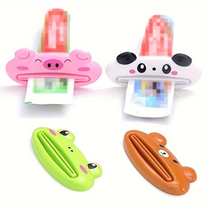 Colorful Animal-Shaped Toothpaste Tube Squeezer - Easy And Convenient Toothpaste Dispenser