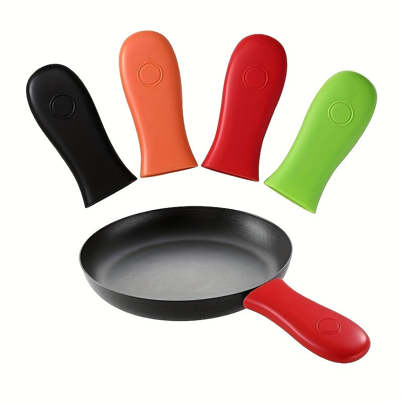 1 Pc Heat Resistant Silicone Handle Holder - For Cast Iron Skillets & Cookware