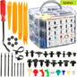 250 Pcs Bumper Retainer Clips - Car Plastic Rivets Fasteners Remover Push Retainer Kit